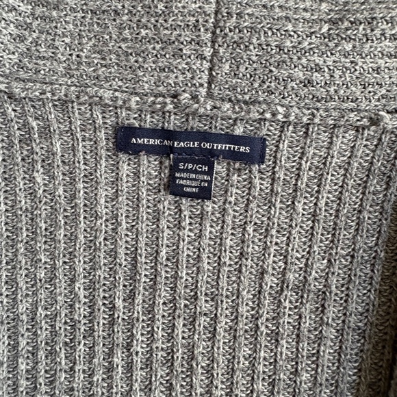 American Eagle Drop Shoulder Shawl Neck Cardigan - Picture 2 of 5